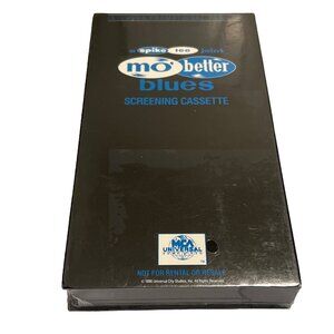 Mo' Better Blues VHS  Denzel Washington Screening Cassette Not For Resale MCA